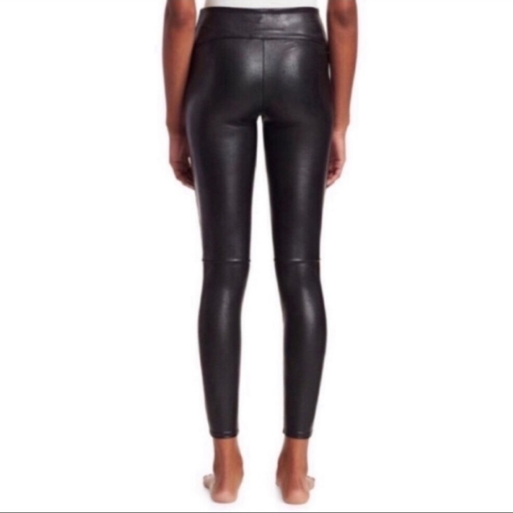 Spanx Faux Leather Sequin Leggings - Picture 2 of 4